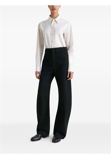 pantaloni hugh waisted curved donna neri LEMAIRE | PA1264 LD1055BK999